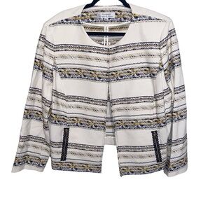 Tahari Blazer Jacket Womens Plus Size 20W Business Casual Coastal Career NWT